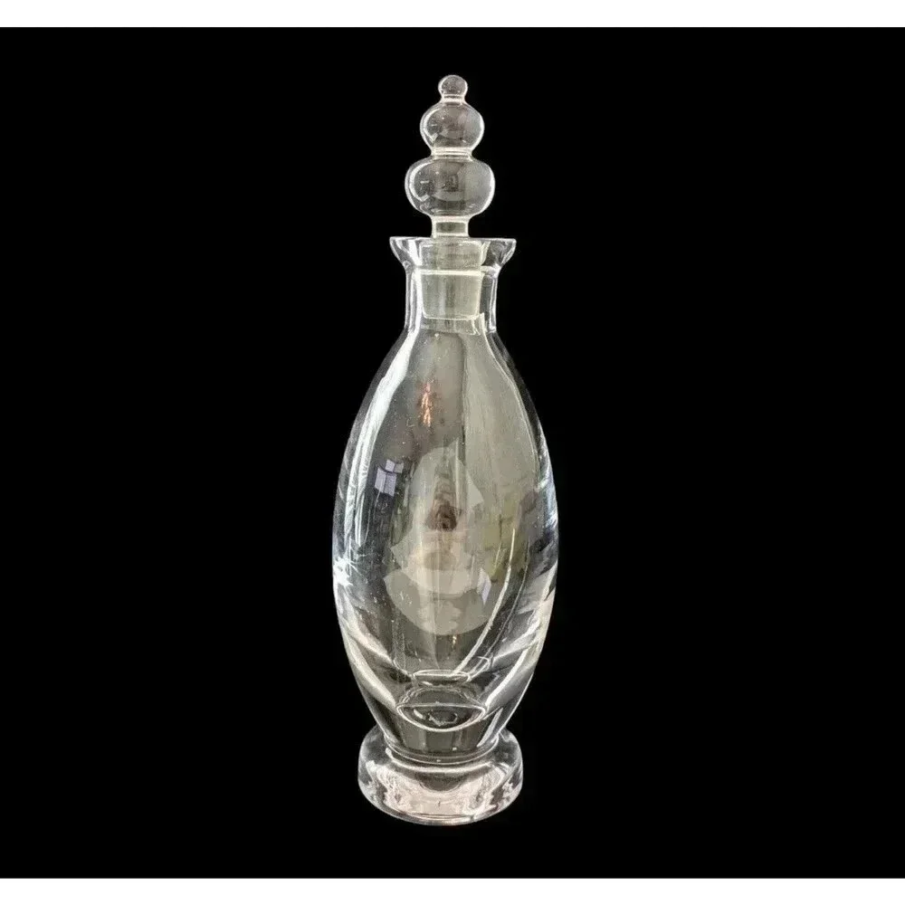 Rosenthal Crystal Decanter with Stopper Wine Liquor Art Deco MCM Mid Century